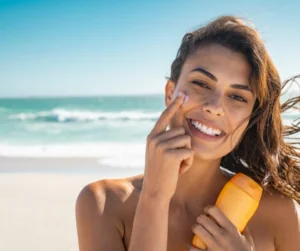 Oily skin care routine 6. Sunscreen